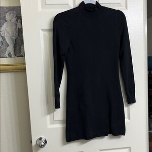 Abercrombie & Fitch Elegant Black Turtleneck Dress